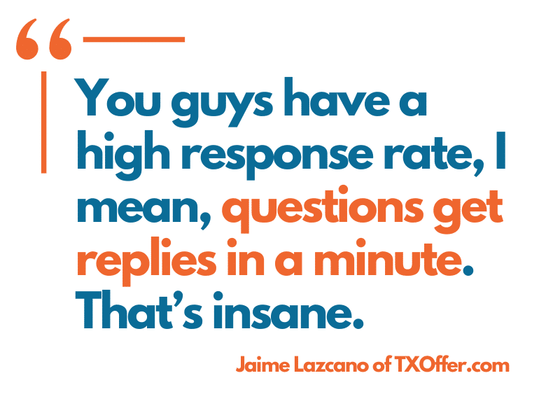 Jamie's testimony about smrtPhone support's quick response