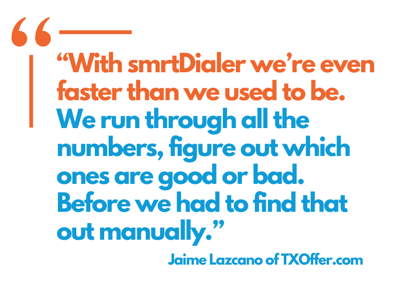Jaime's testimony about smrDialer