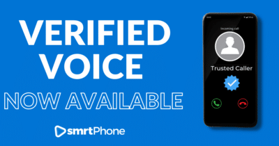 Illustration of Verified voice, used in context of smrtPhone services.