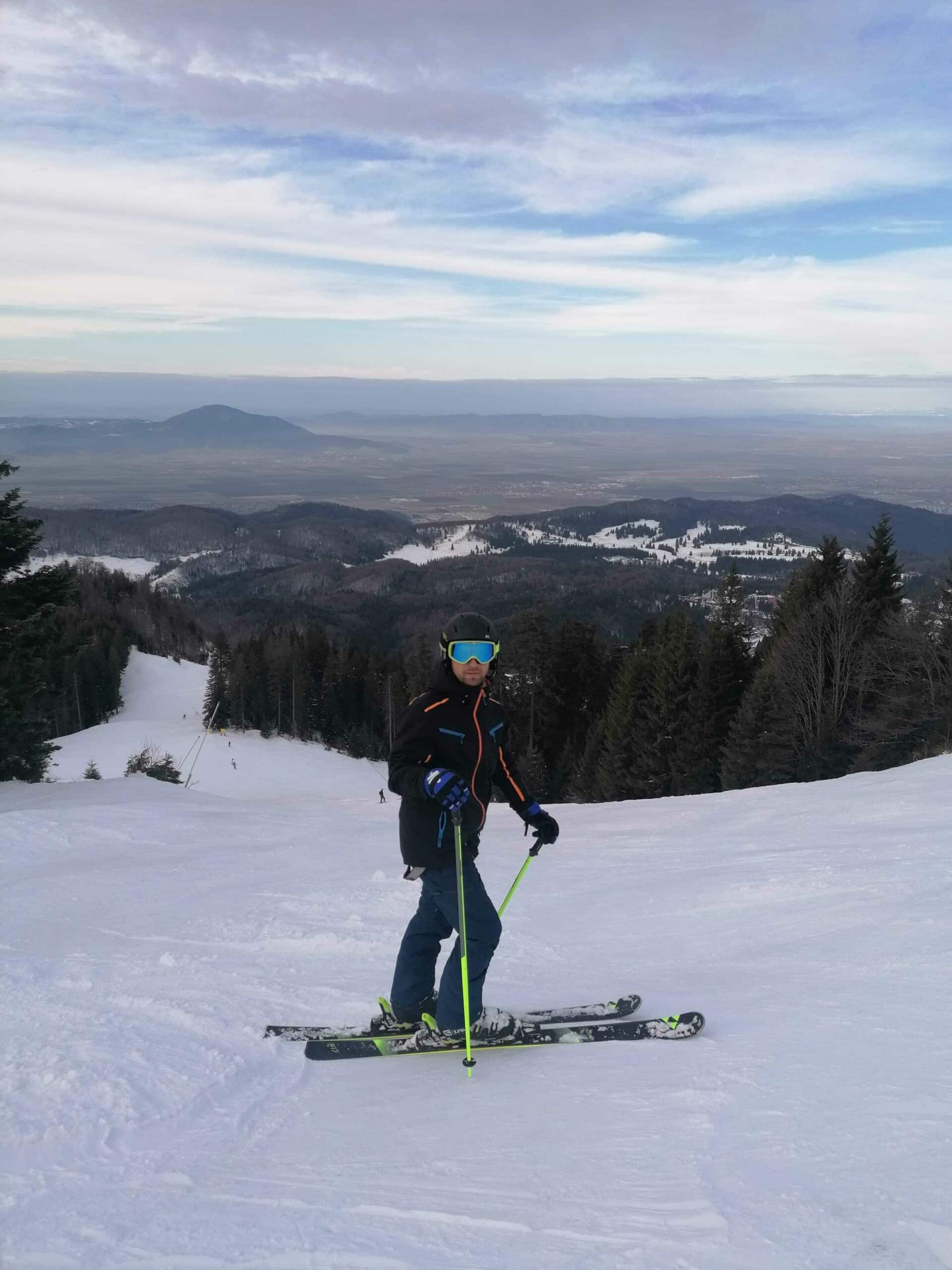 Ovidiu on the slopes