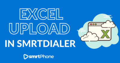 Illustration of Excel upload, used in context of smrtPhone services.