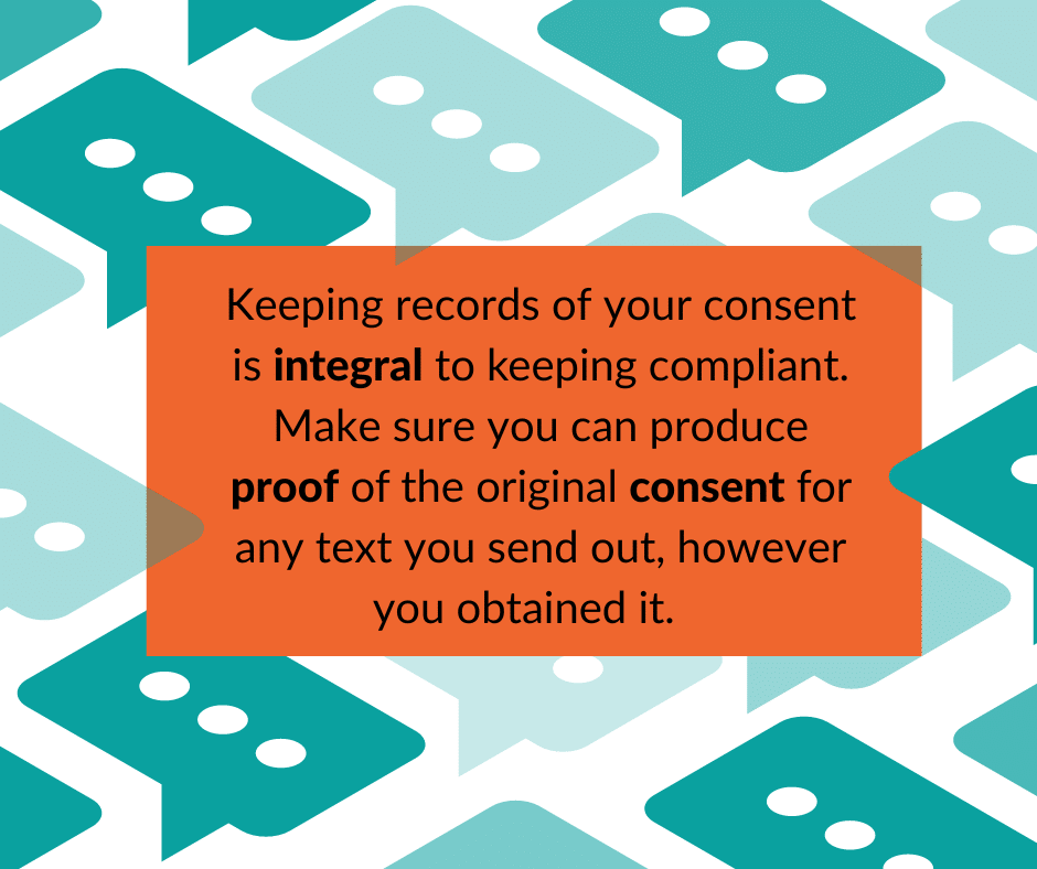 The importance of keeping records of your consent