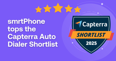 smrtPhone Capterra Shortlist 2025 banner